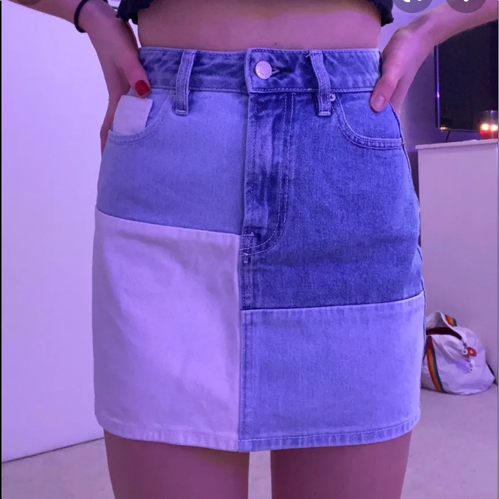 PacSun patchwork skirt